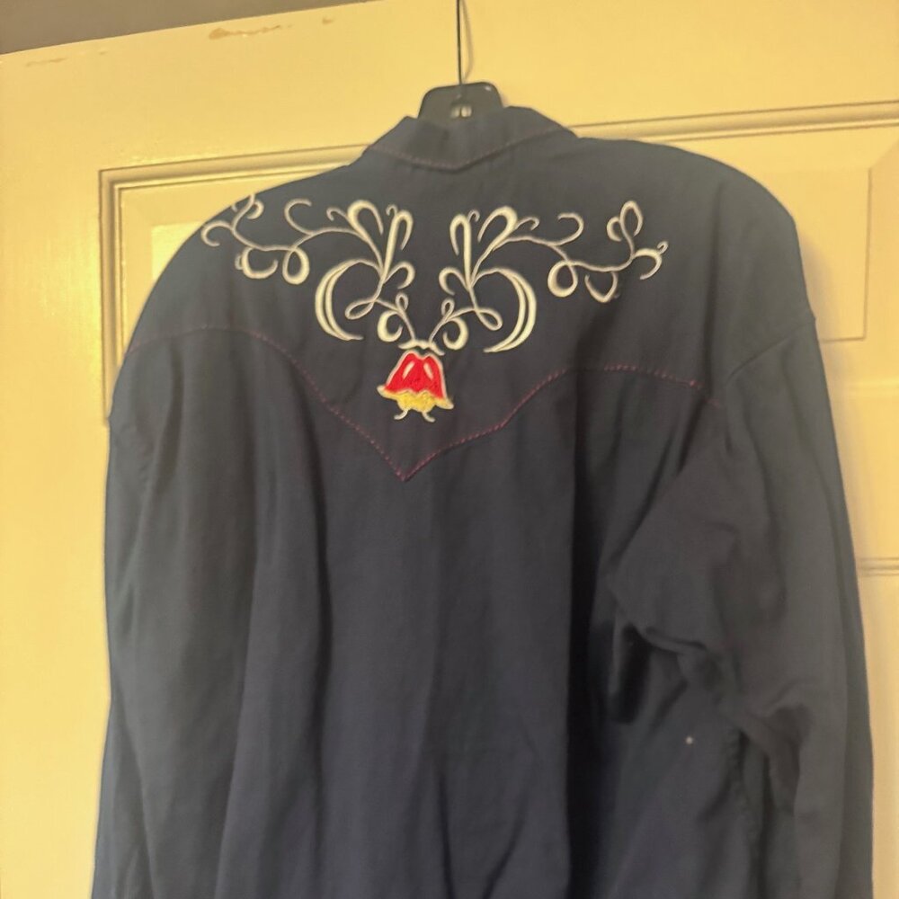 Rockmount Western Wear embroidered shirt XL